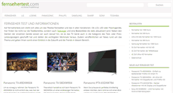 Desktop Screenshot of fernsehertest.com