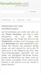 Mobile Screenshot of fernsehertest.com